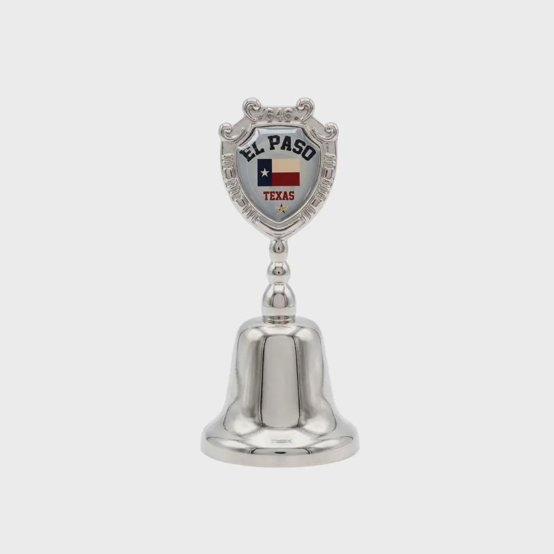 El Paso - Texas Collectible Souvenir Metal Zinc Small Bell