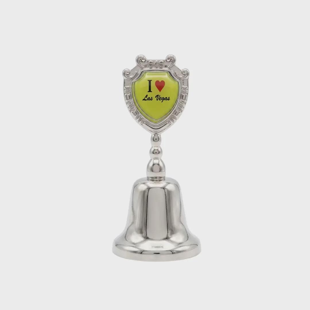 I love Las Vegas Collectible Souvenir Metal Zinc Small Bell