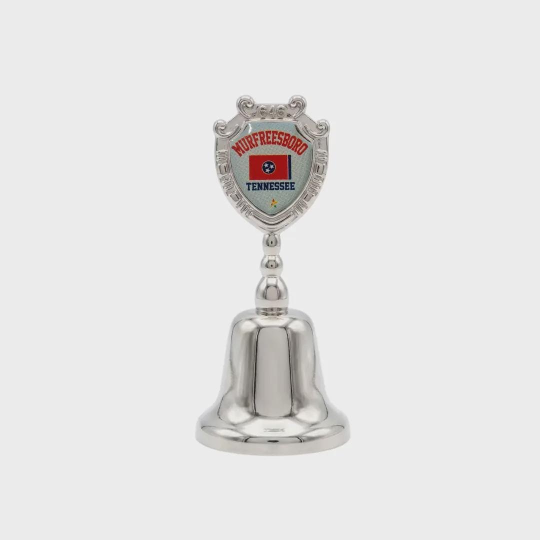 Murfreesboro Tennessee Souvenir Metal Zinc Small Bell
