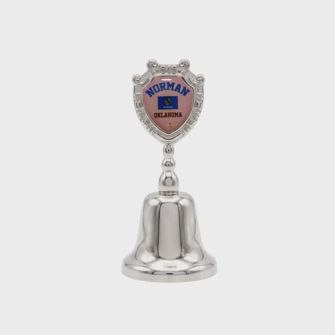 Norman Oklahoma Souvenir Metal Zinc Small Bell