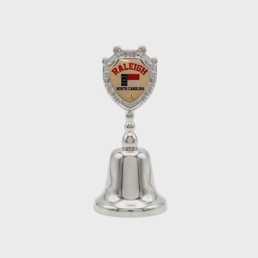 Raleigh North Carolina Souvenir Metal Zinc Small Bell