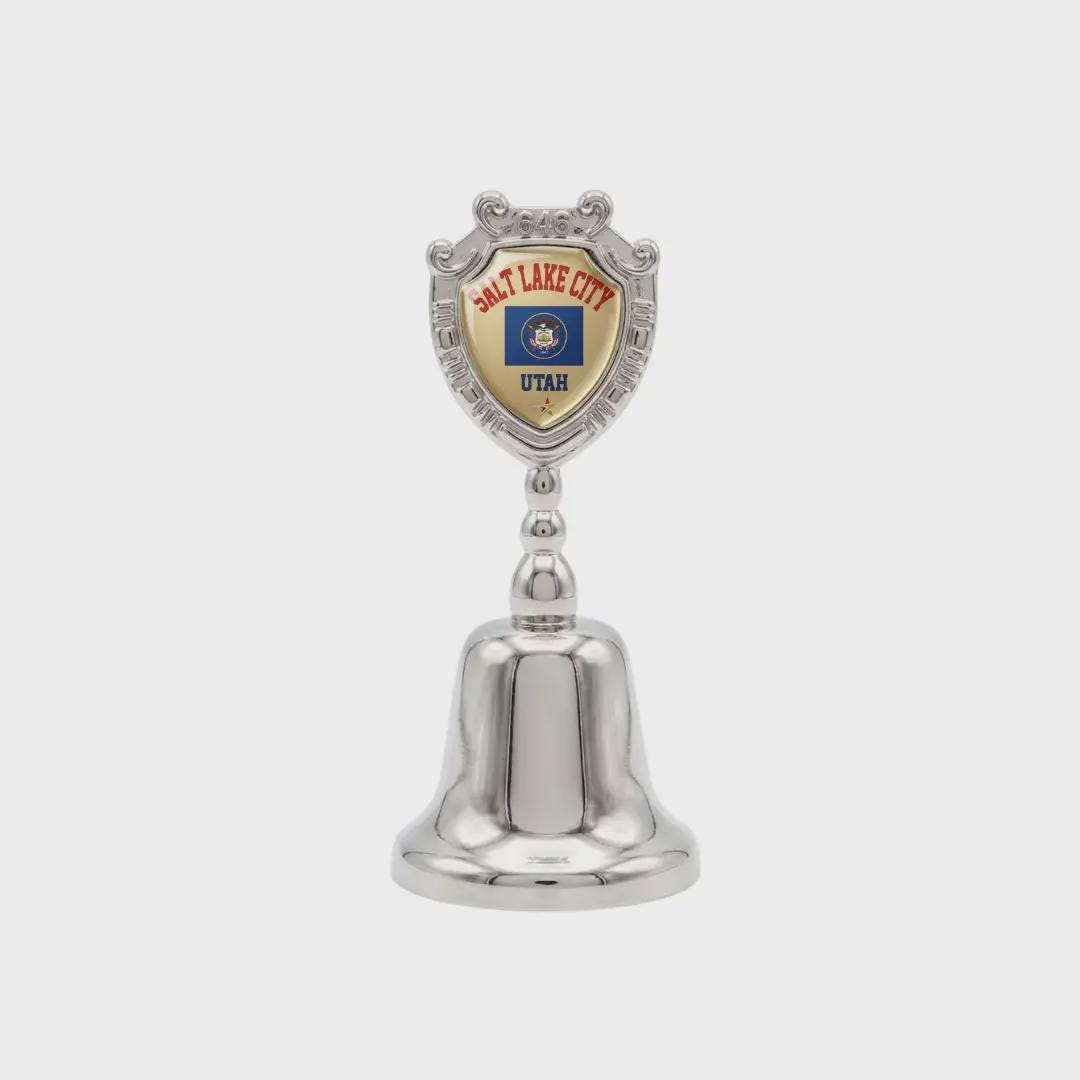 Salt Lake City Utah Souvenir Metal Zinc Small Bell