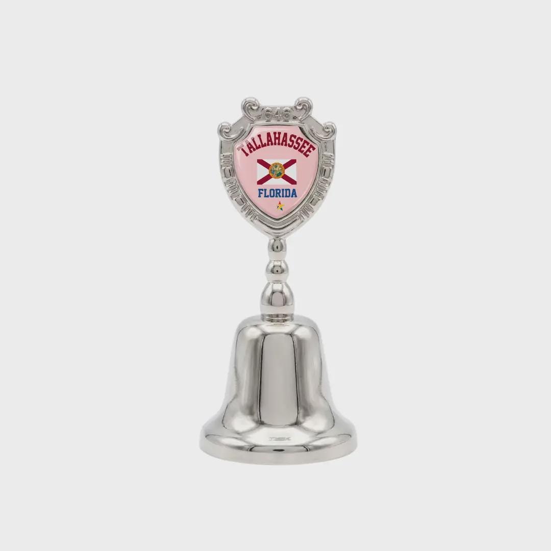 Tallahassee Florida Souvenir Metal Zinc Small Bell