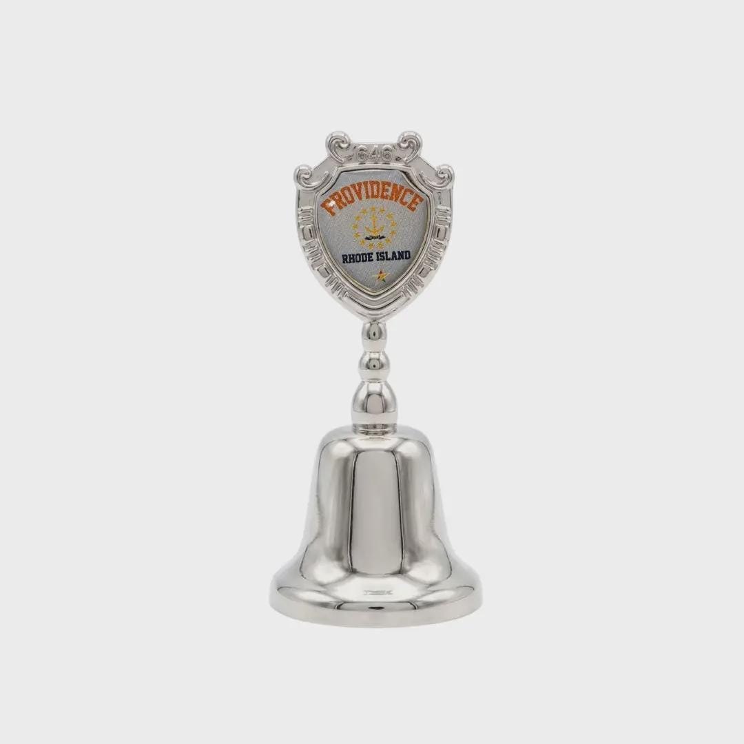 Providence Rhode Island Souvenir Metal Zinc Small Bell