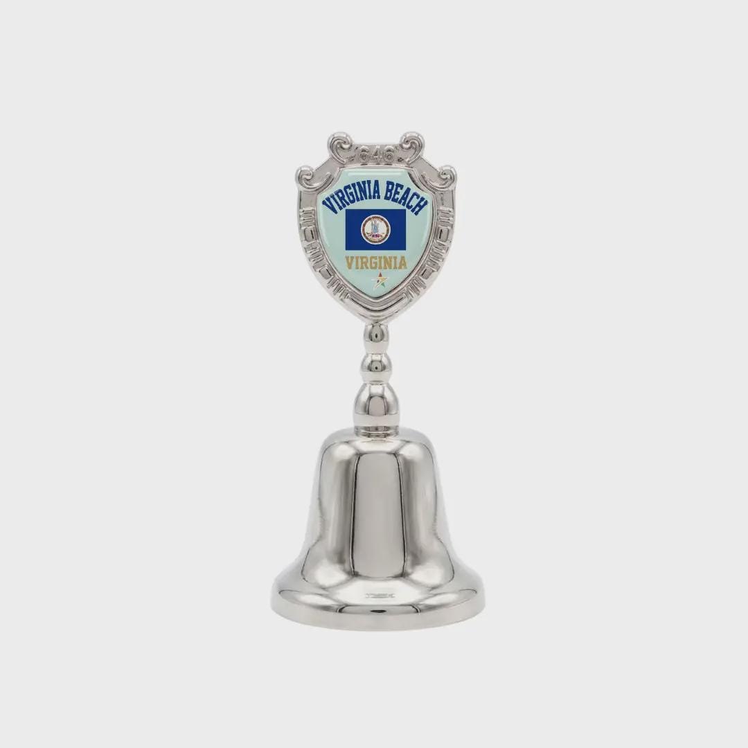 Virginia Beach - Virginia Souvenir Metal Zinc Small Bell