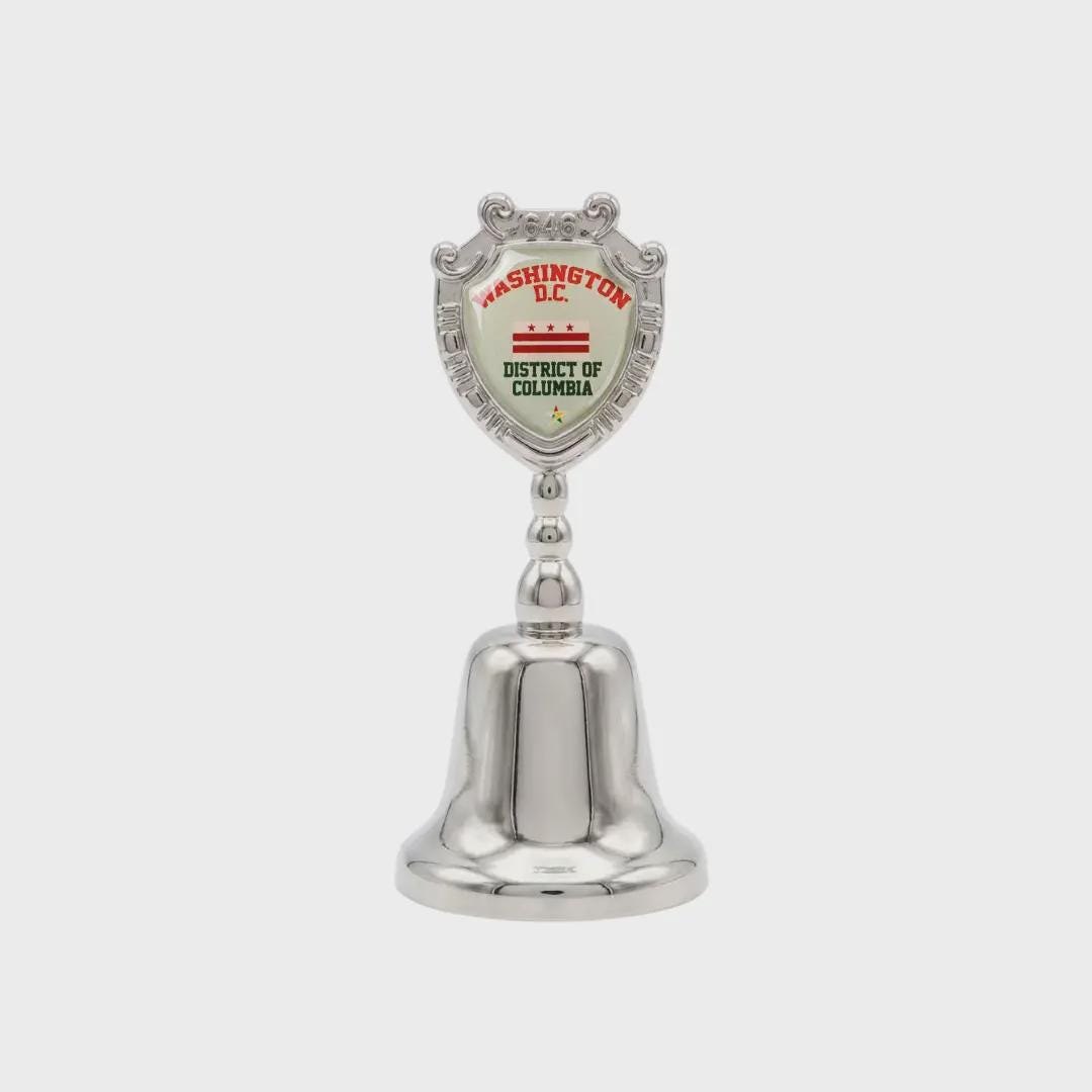 Washington D.C Collectible Souvenir Metal Zinc Small Bell