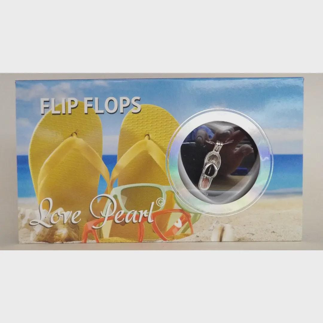 Flip Flop Love Pearl Kit with Pendant Necklace