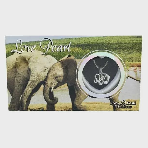 Elephant Love Pearl Kit with Pendant Necklace