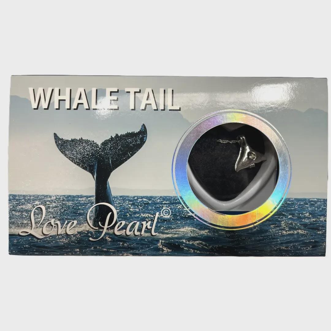 Whale Tail Love Pearl Kit with Pendant Necklace