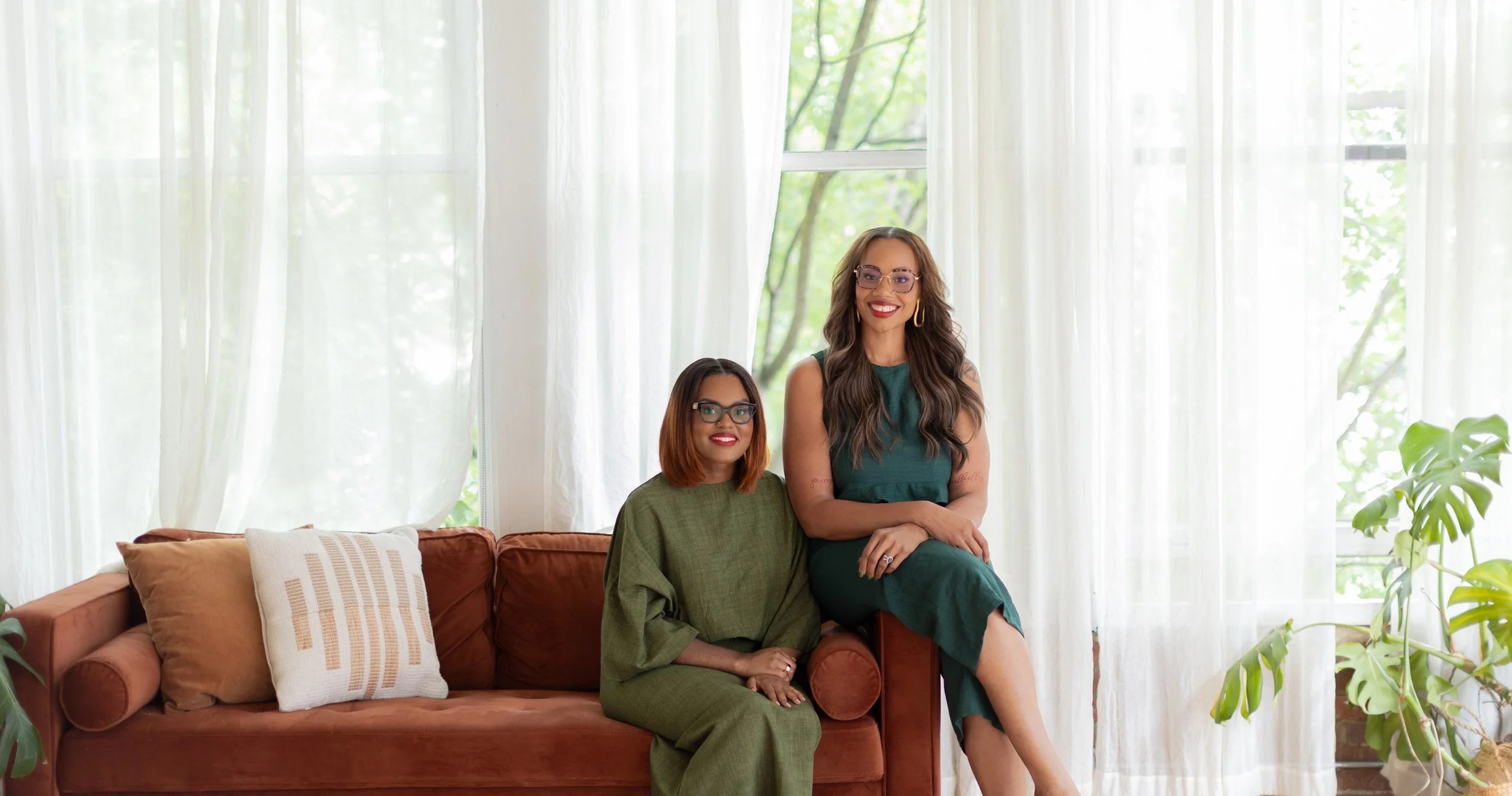 Dr. LaDonna Smith and Dr. Jarryn Robinson-Ellis, co-founders of Be Rooted Therapy
