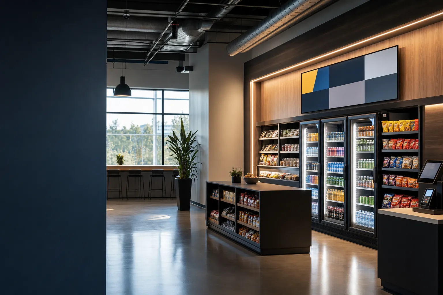 A modern self-service workplace micro-market