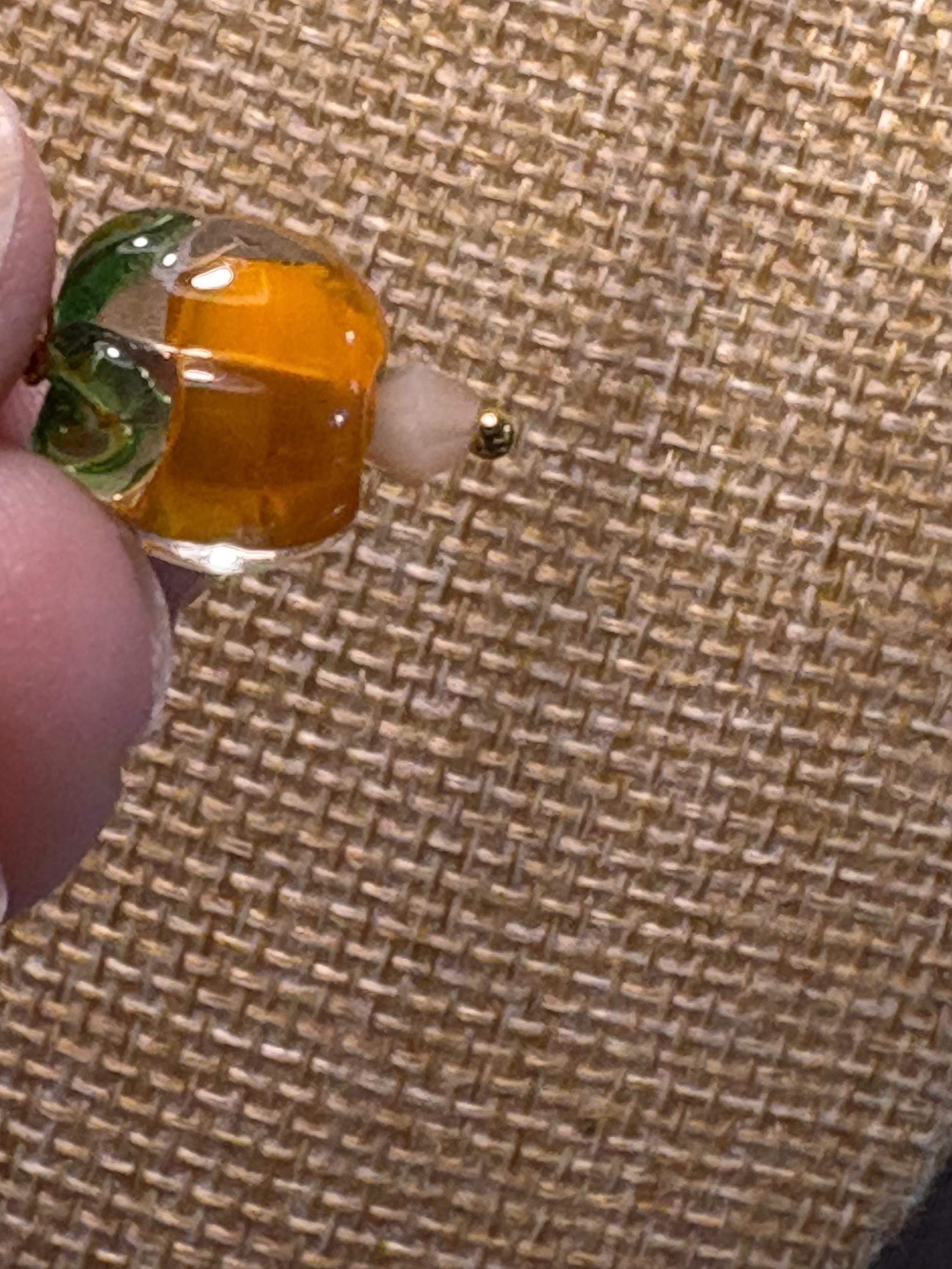 Glass Pumpkin Jewelry Set view 6