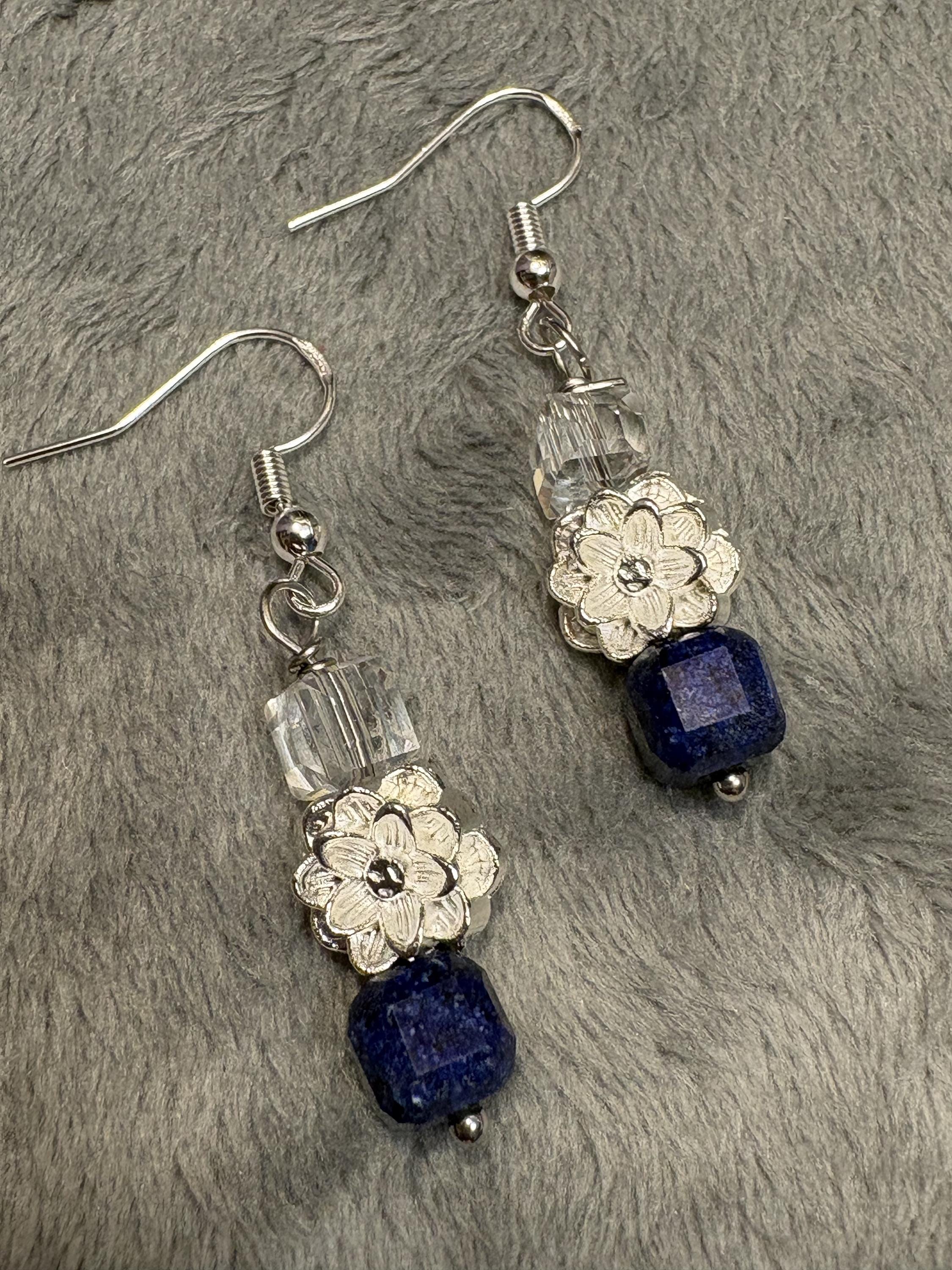 Handmade Lapis Lazuli Jewelry Set view 12