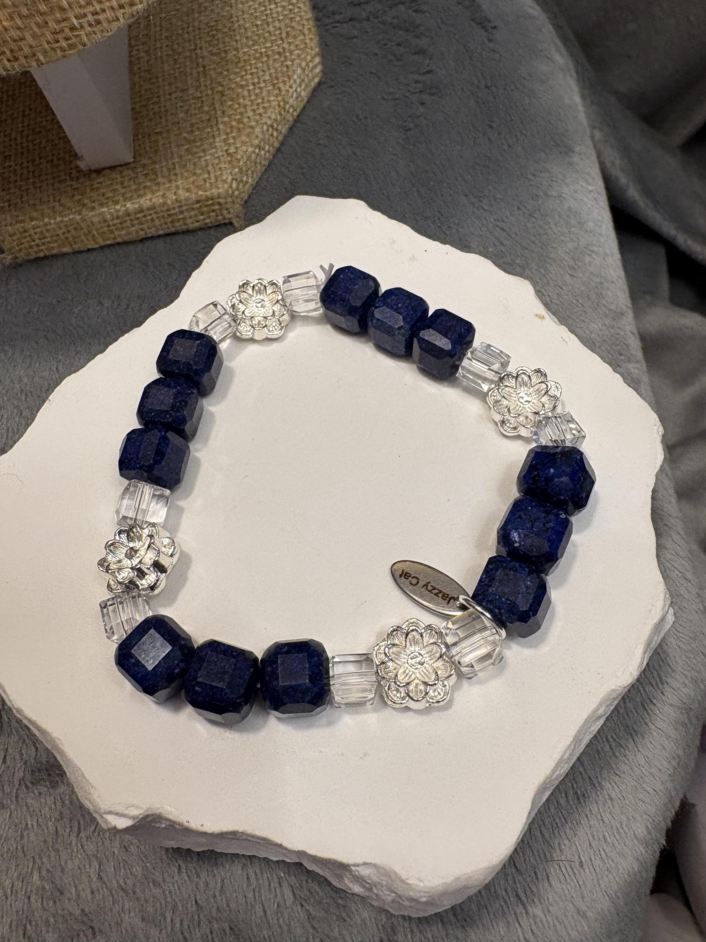Handmade Lapis Lazuli Jewelry Set view 5