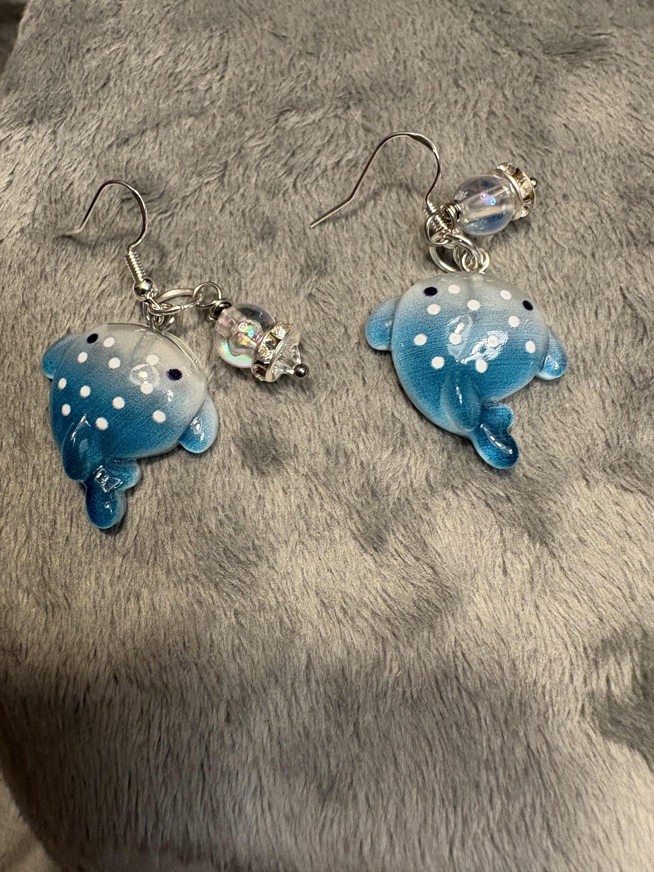 Unique Whale Jewelry Set Gift | Ocean Necklace Bracelet Earrings | Jasper Gemstone Jewelry for Her view 7