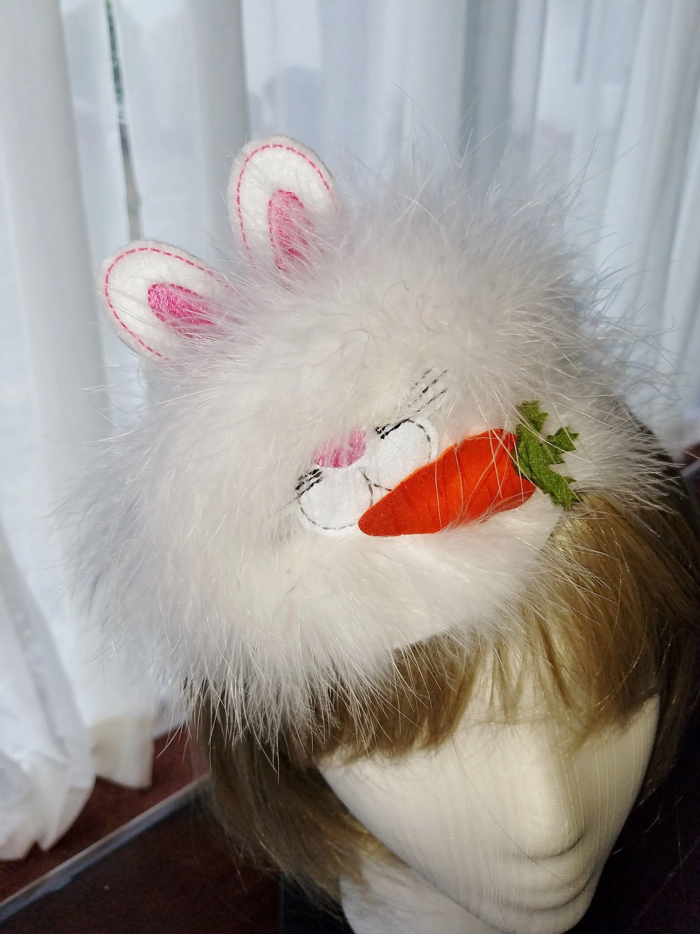 Easter 5" Bunny Top Hat for Girls