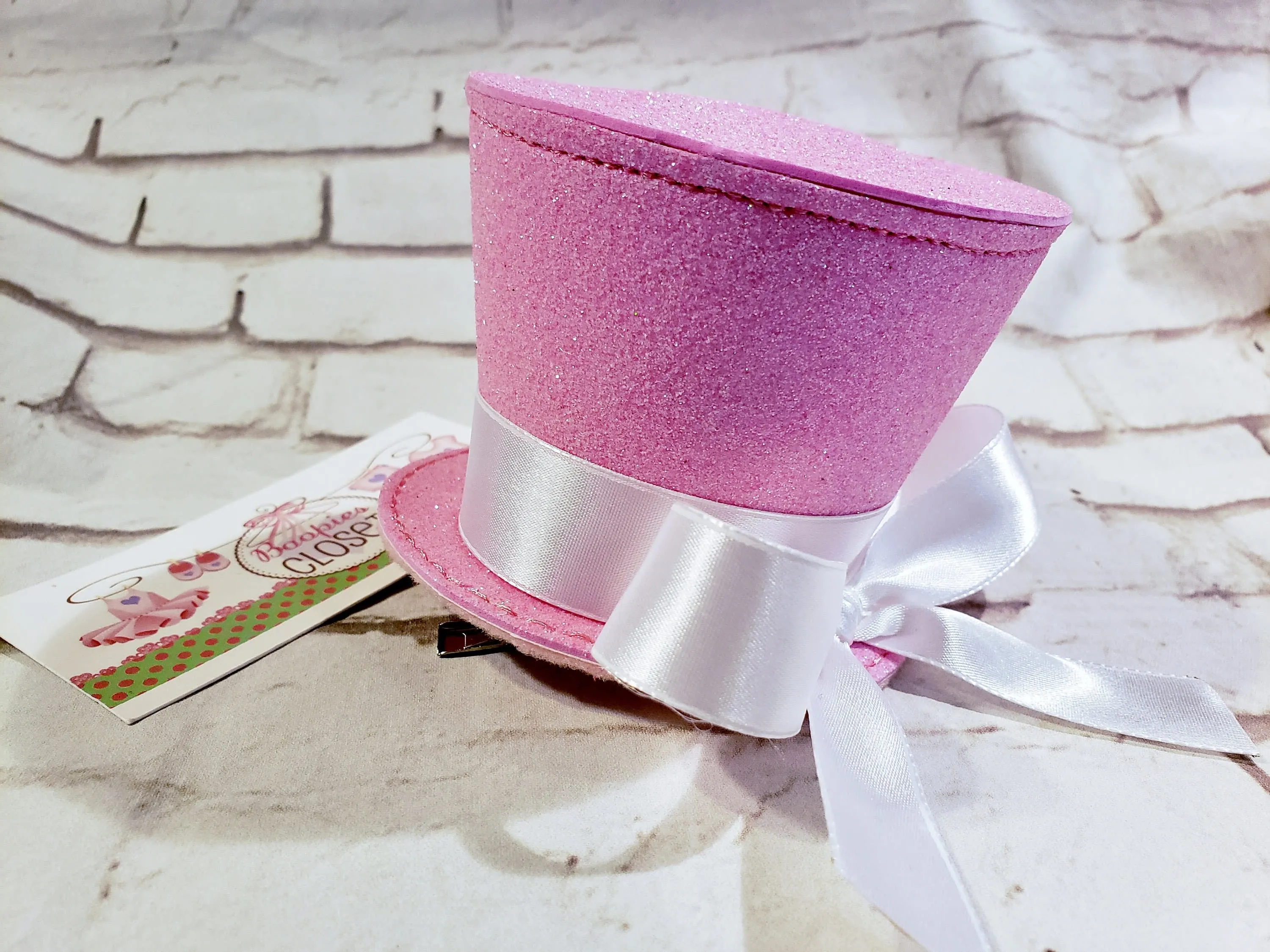 Flared 4" Sparkle Mini Top Hat
