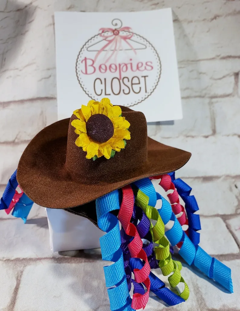 Rodeo Clown Mini Cowboy Hat