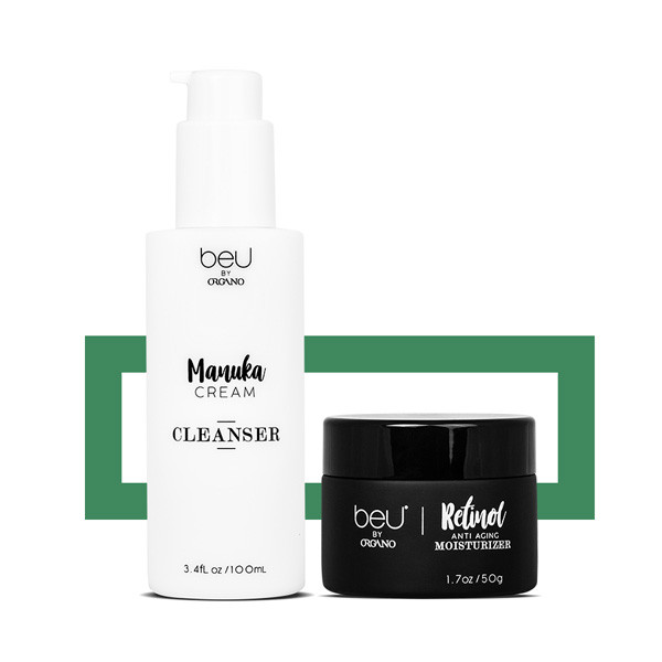 Manuka Cream Cleanser & Retinol Moisturizer product photo