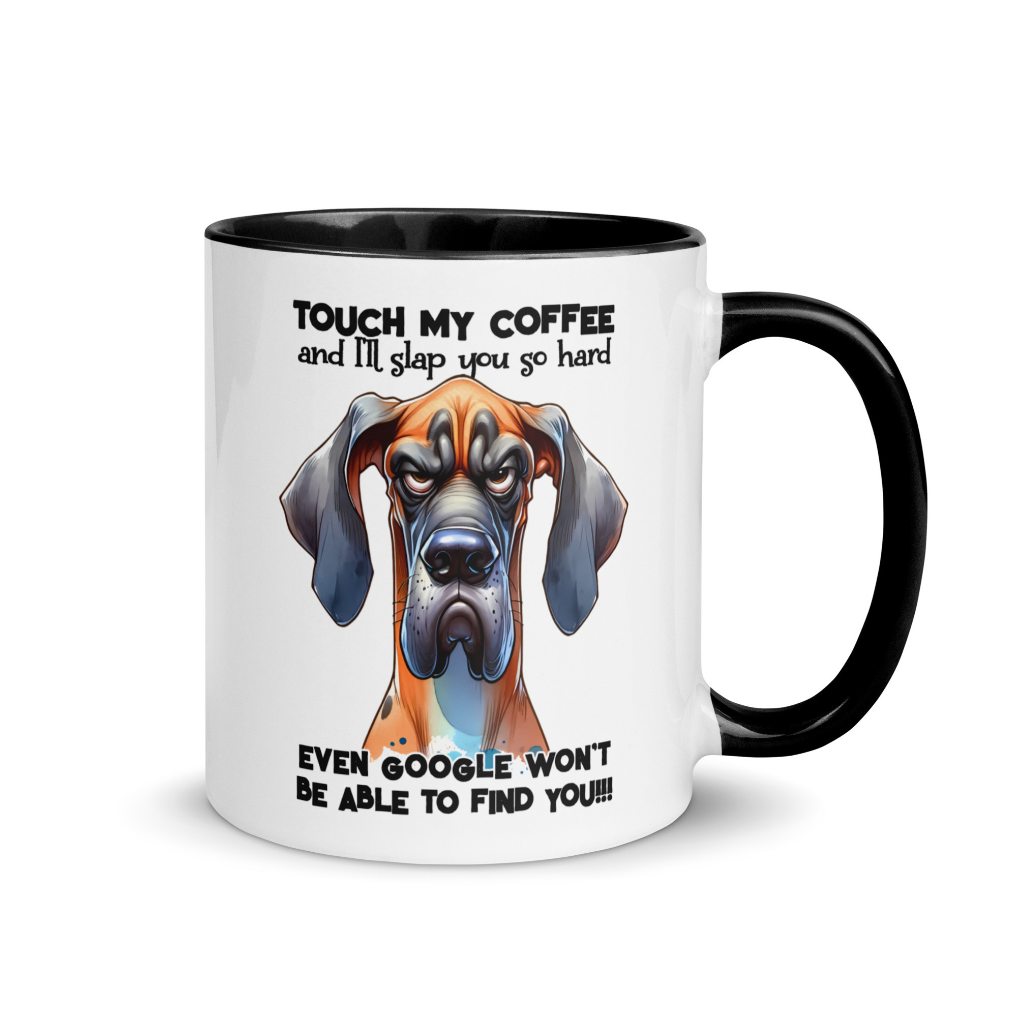 Touch My Coffee Mug with Color Inside product photo