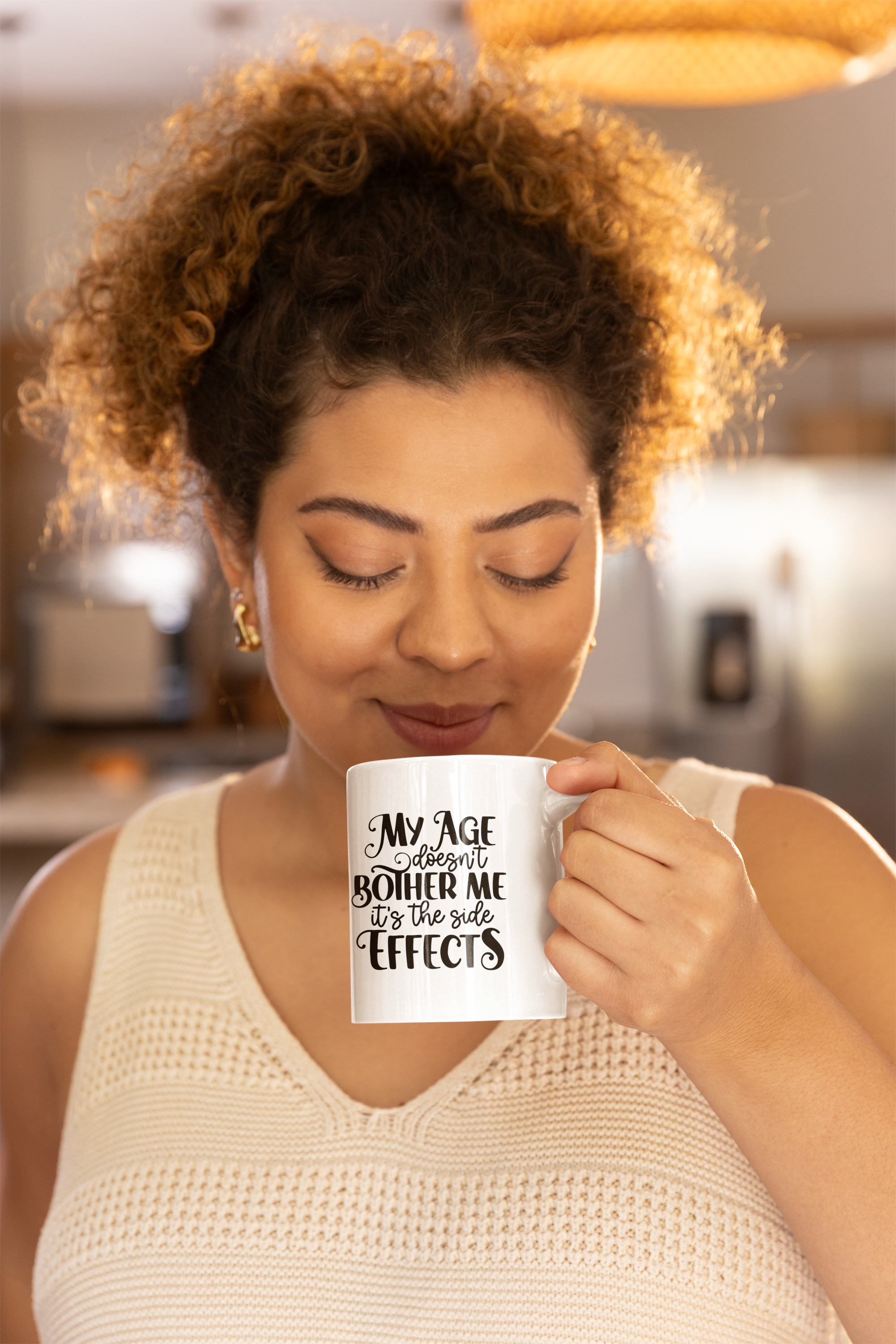 White Glossy Coffee Mug product photo