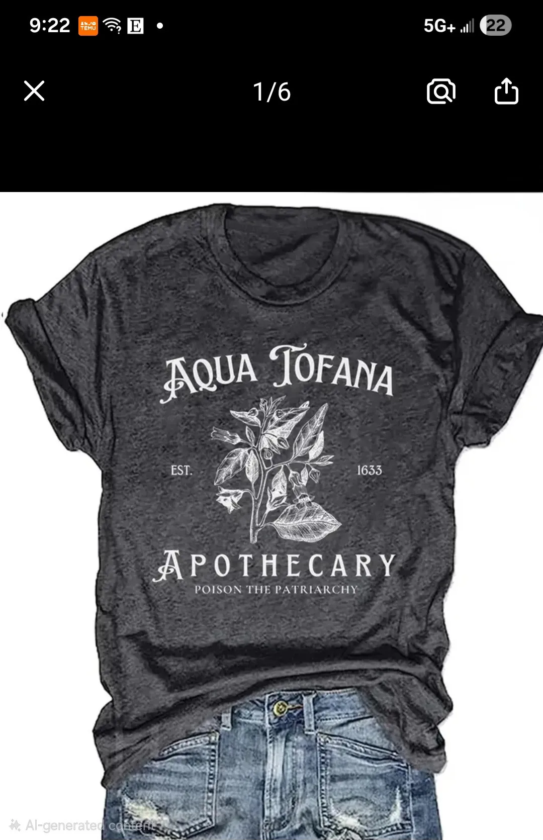 Aqua Tofana Apothecary from 2 Sisters Tanks, Teez & More