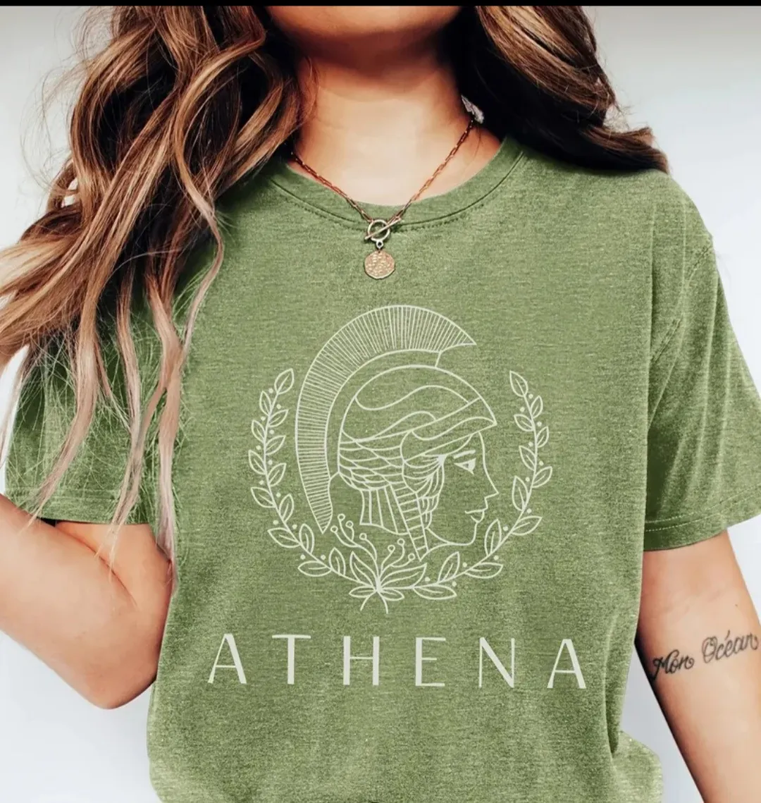 Athena Goddess Of Wisdom from 2 Sisters Tanks, Teez & More