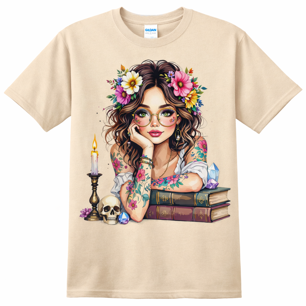 Boho Book Witch from 2 Sisters Tanks, Teez & More