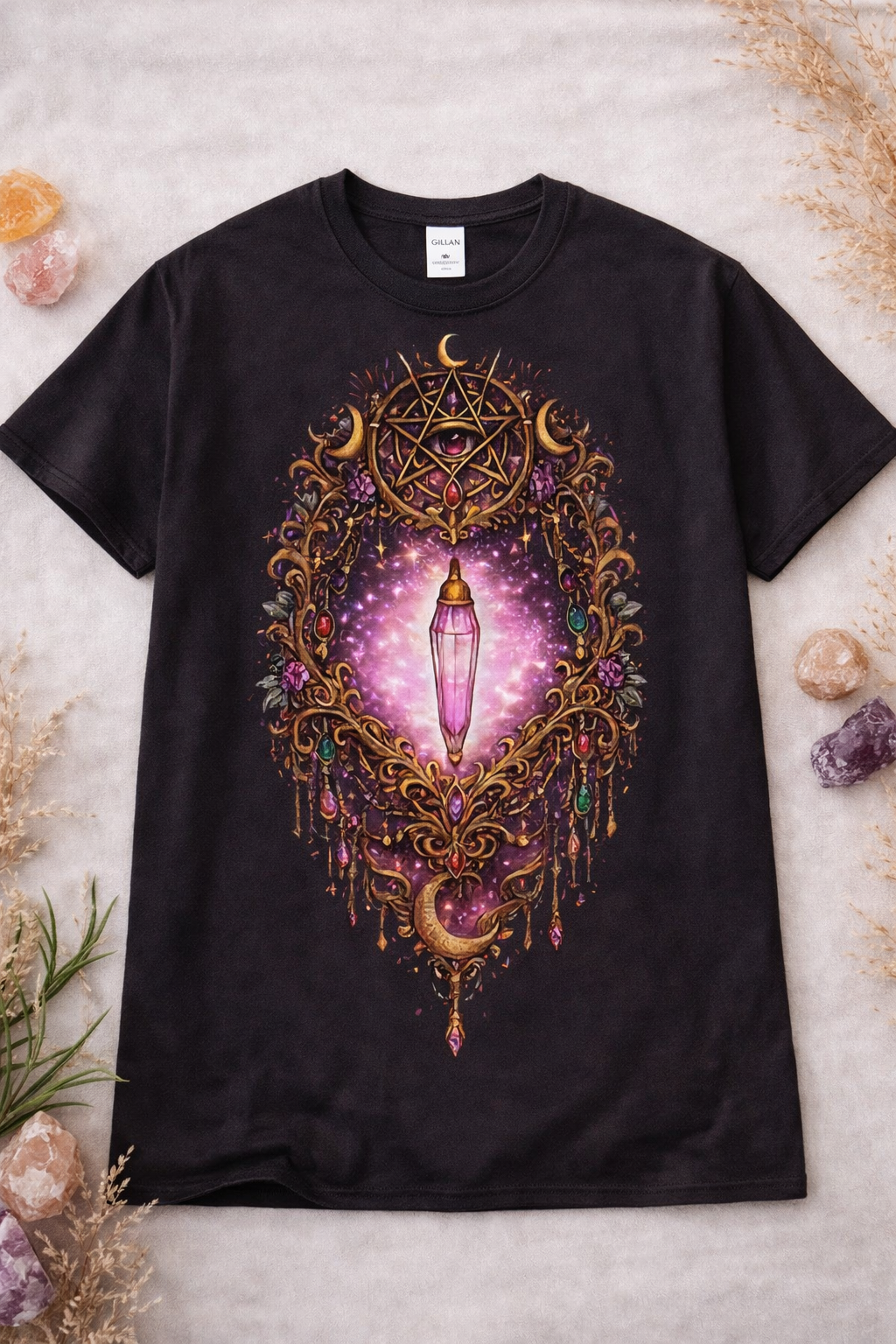Celestial Crystal Pendant from 2 Sisters Tanks, Teez & More