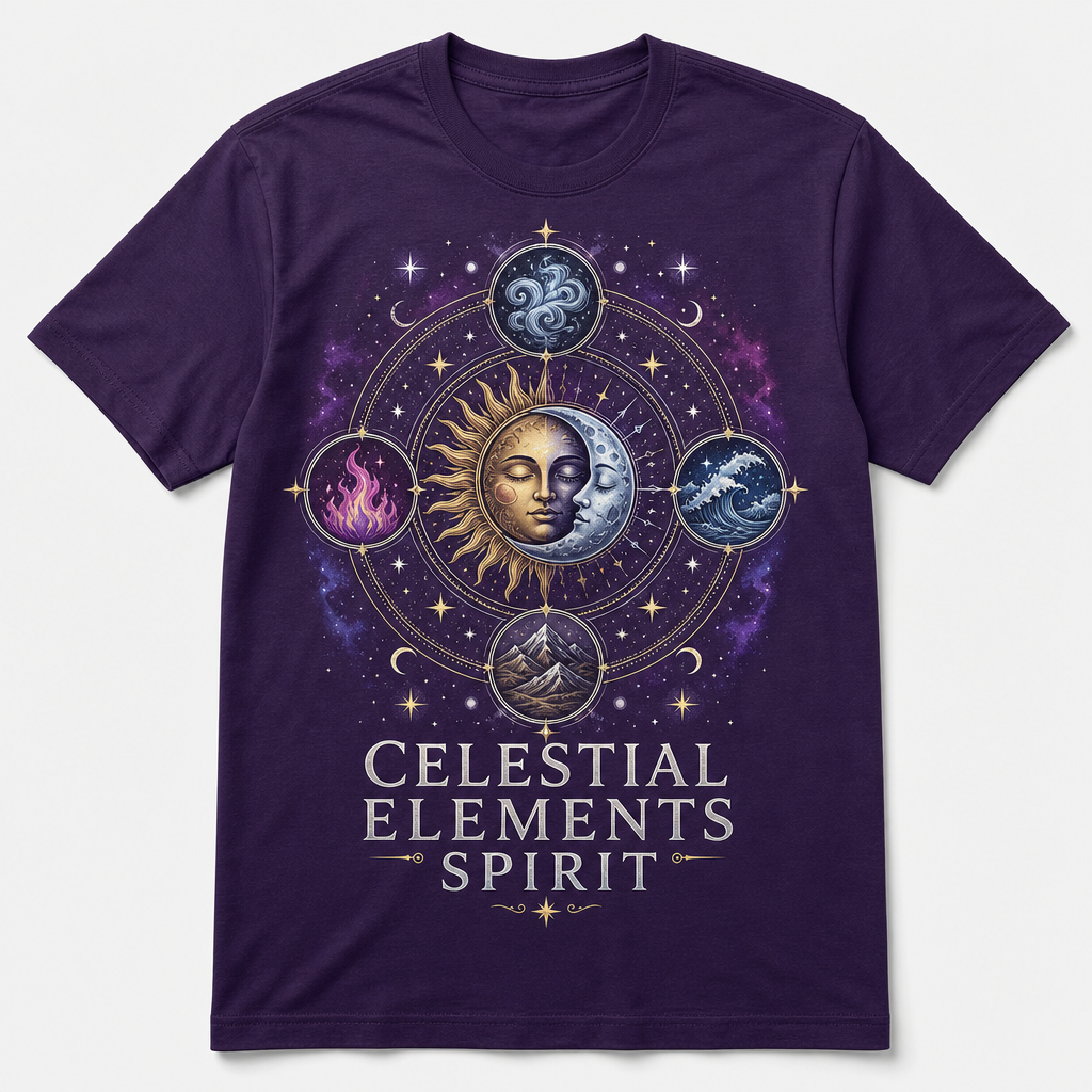 Celestial Elements Spirit from 2 Sisters Tanks, Teez