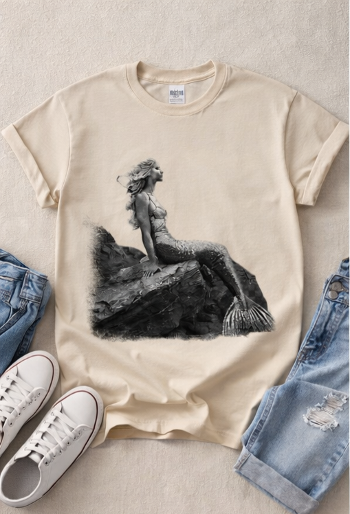 Coastal Siren Mermaid from 2 Sisters Tanks, Teez & More
