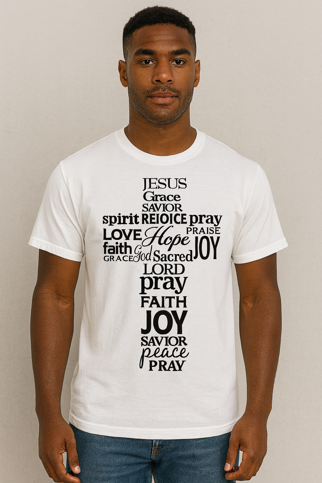 Cross Of Words from 2 Sisters Tanks, Teez & More