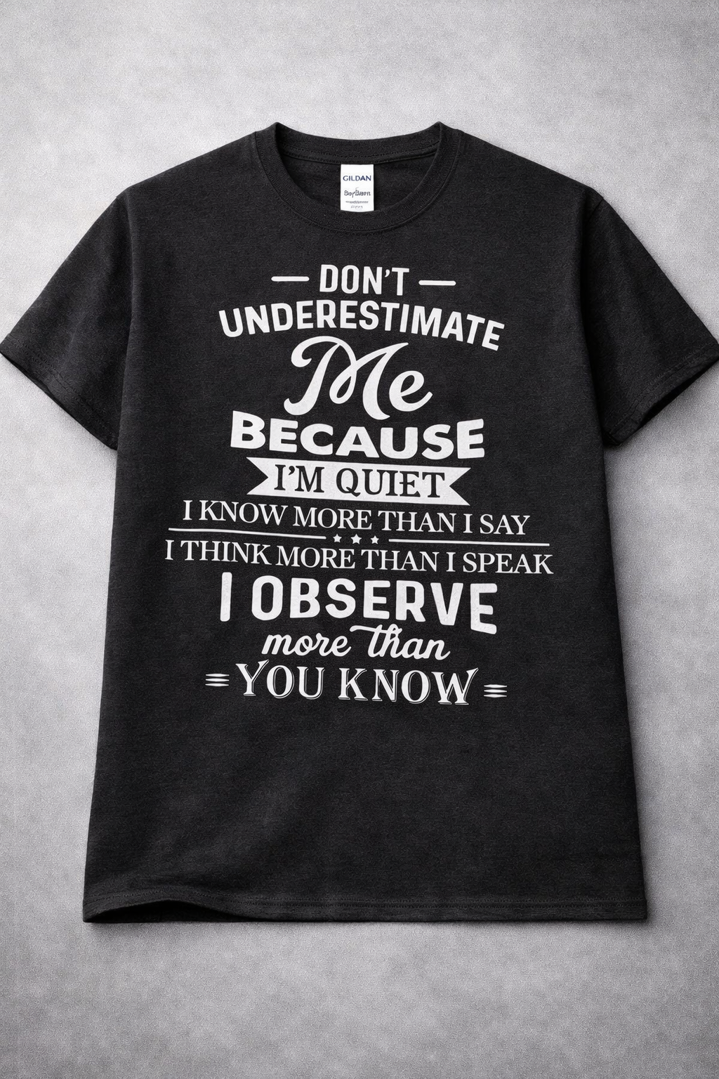 Don T Underestimate Me from 2 Sisters Tanks, Teez & More