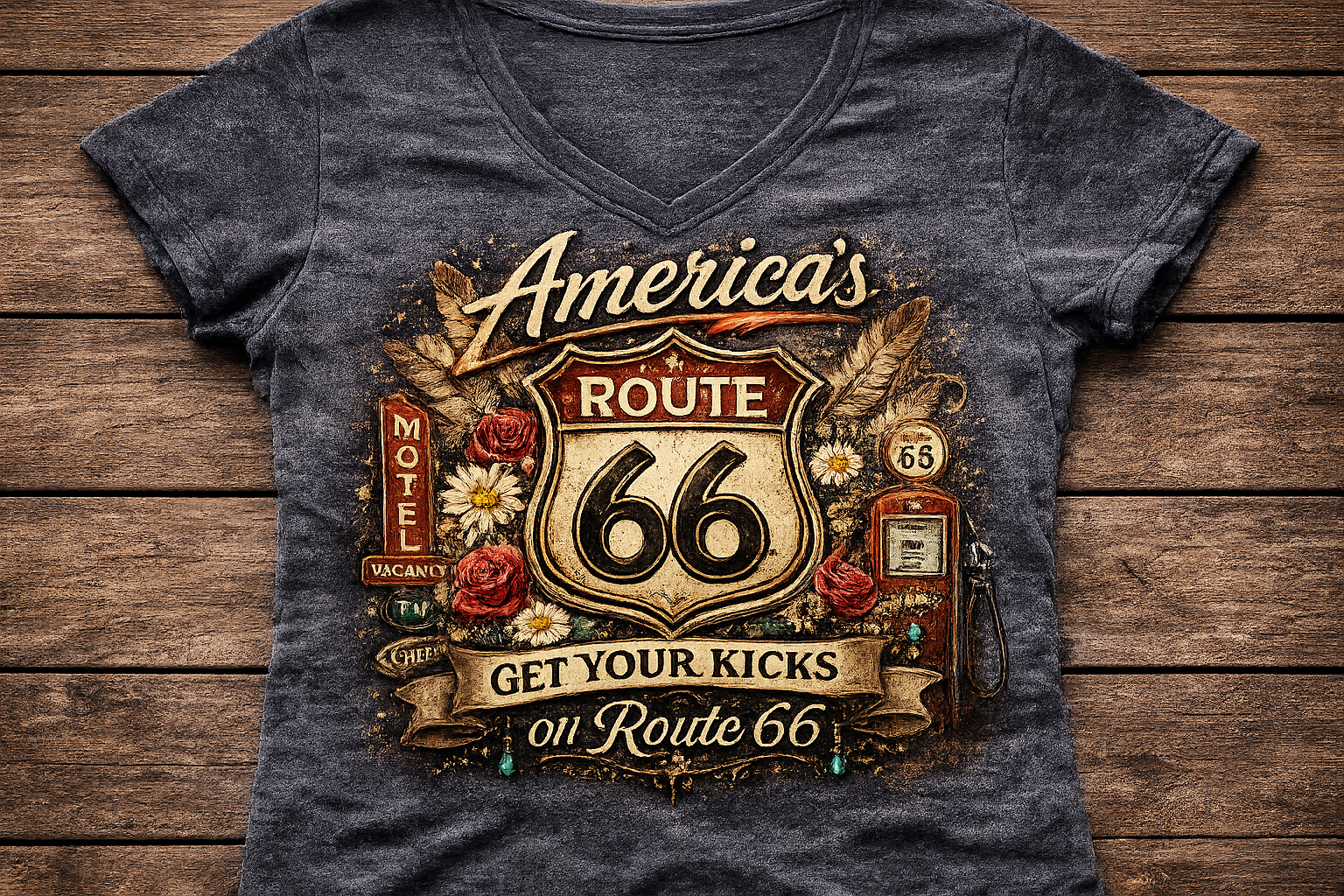 Get Your Kicks On Route 66 Tank Top from 2 Sisters Tanks, Teez & More