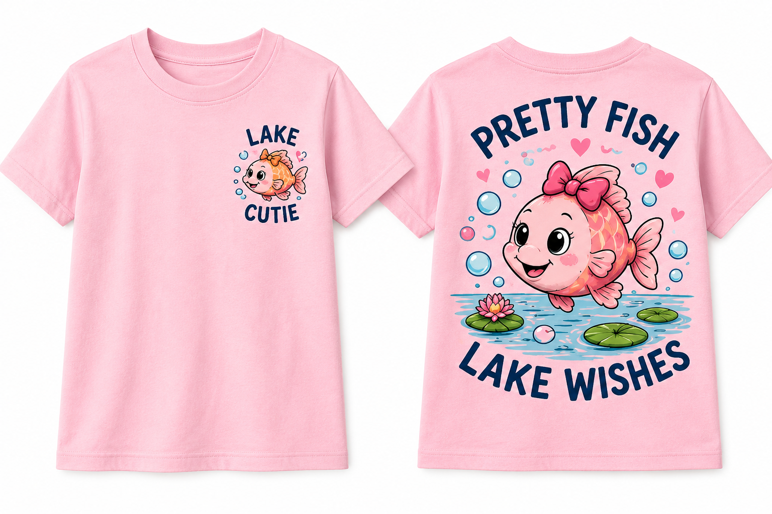 Lake Cutie Pretty Fish Lake Wishes Youth Tee from 2 Sisters Tanks, Teez & More