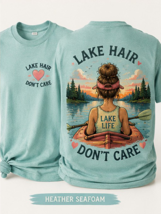 Lake Hair Don't Care from 2 Sisters Tanks, Teez & More