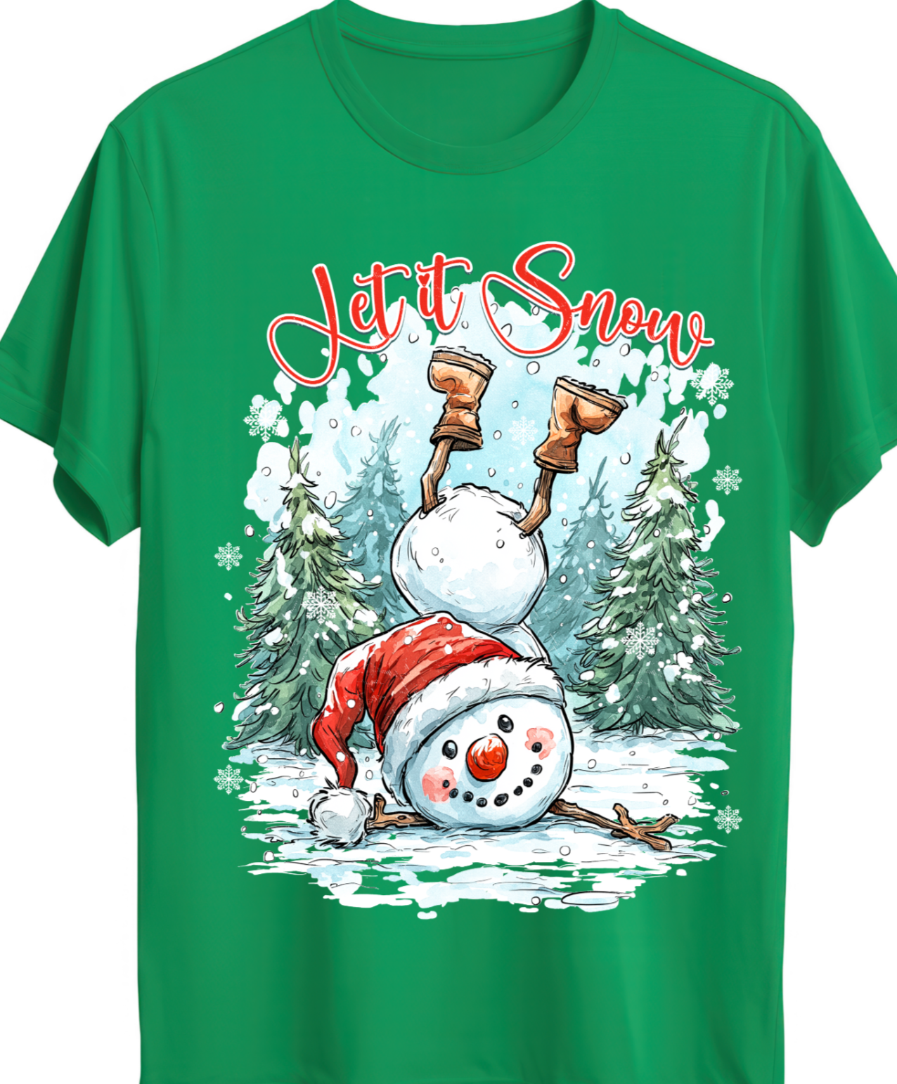 Green shirt with 