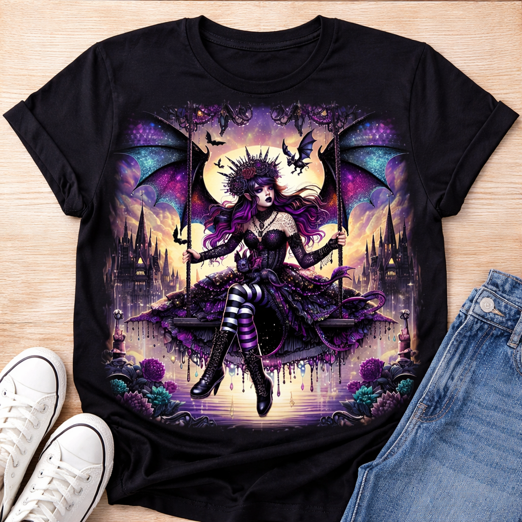 Midnight Gothic Queen from 2 Sisters Tanks, Teez & More