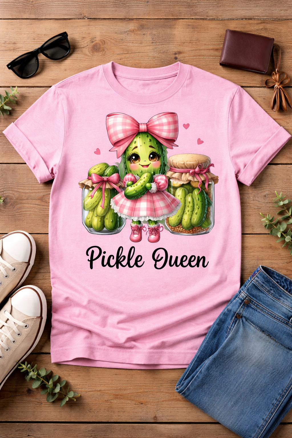 Pickle Queen Bow from 2 Sisters Tanks, Teez & More