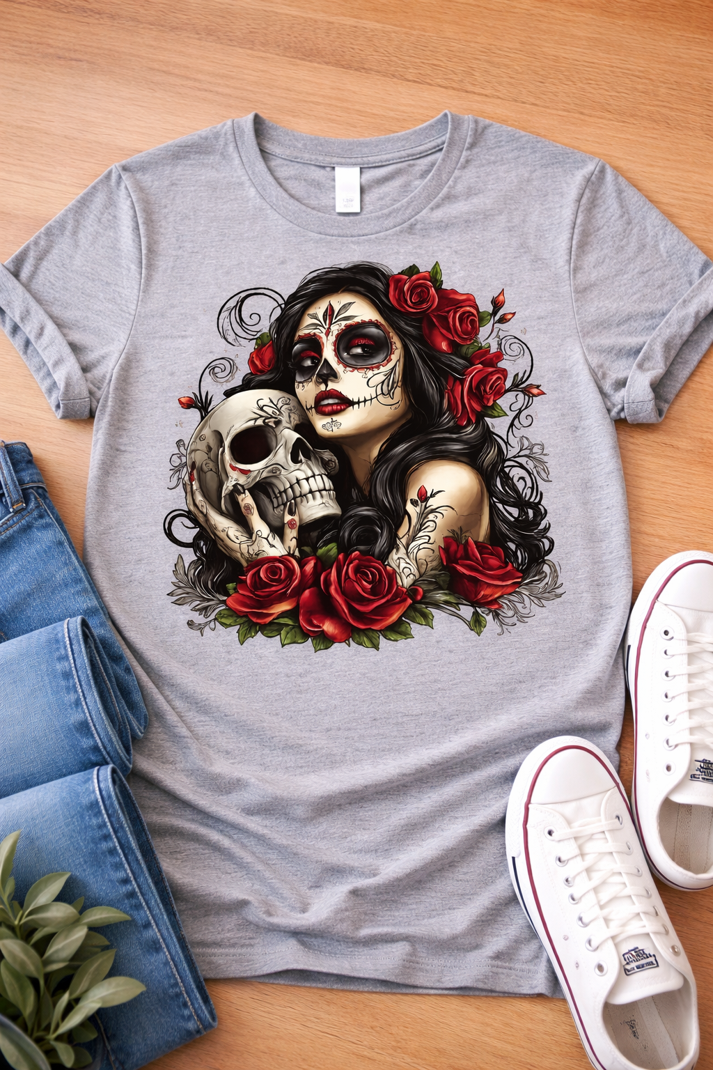 Rose Of The Dead Graphic from 2 Sisters Tanks, Teez & More