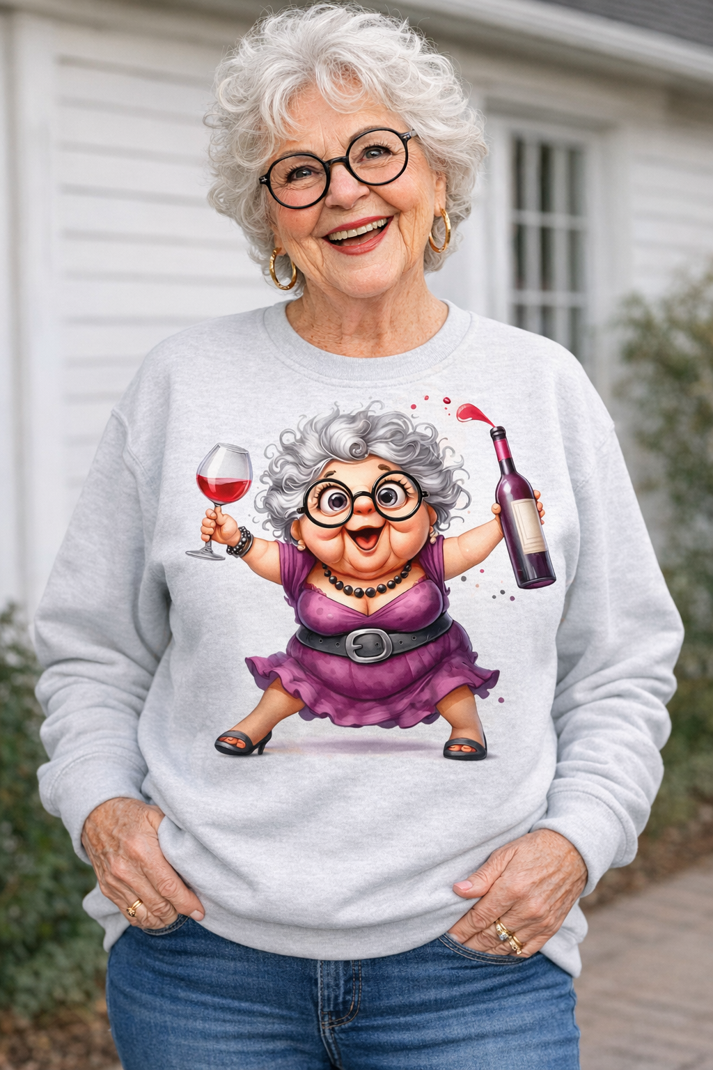 Sassy Grandma Wine from 2 Sisters Tanks, Teez & More