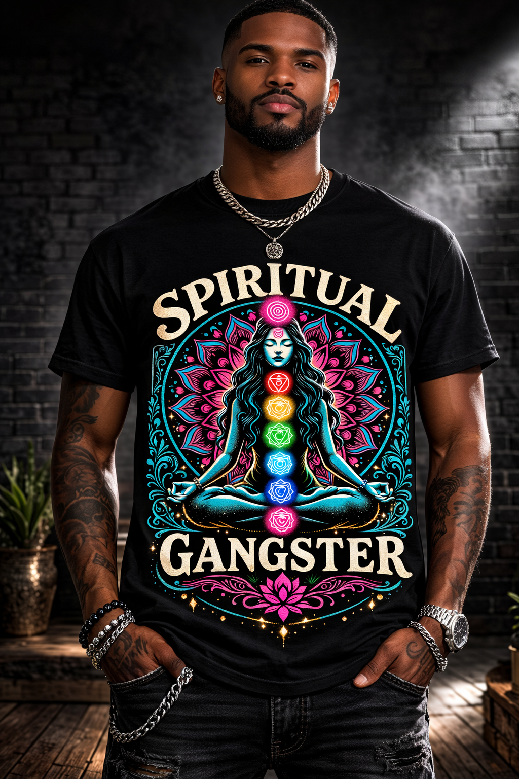 Spiritual Gangsta from 2 Sisters Tanks, Teez & More