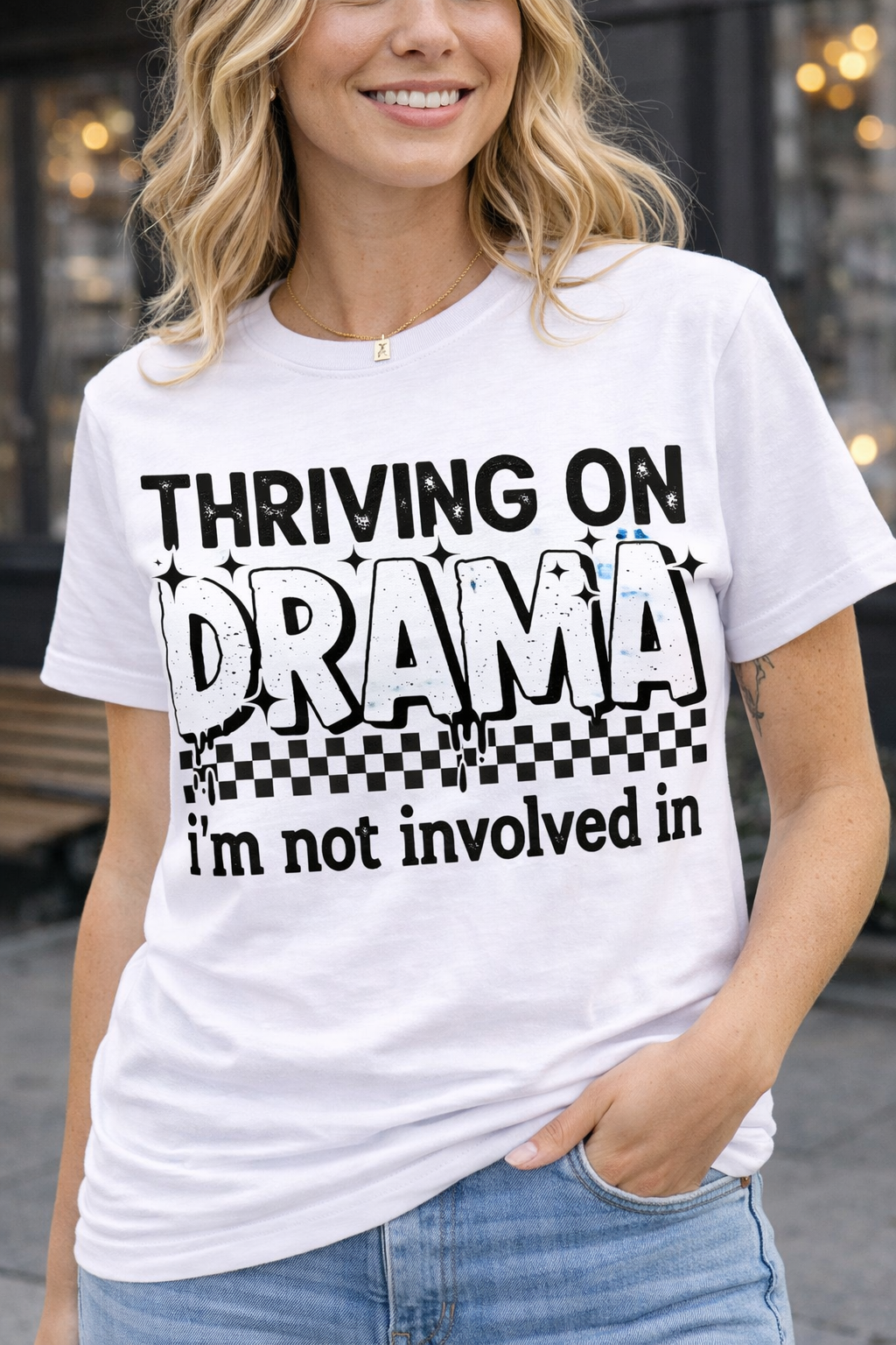 Thriving On Drama from 2 Sisters Tanks, Teez & More