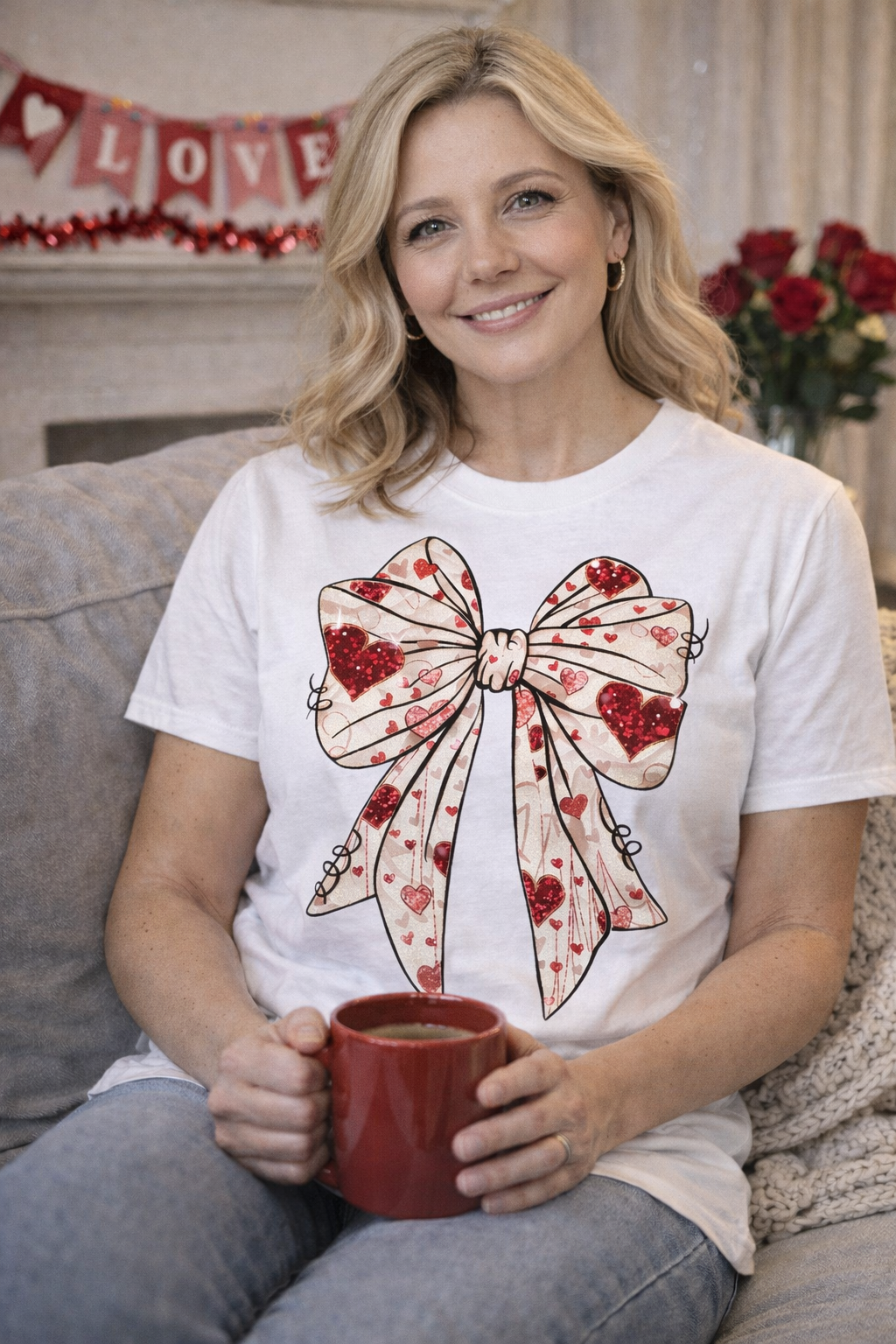 Valentine Bow from 2 Sisters Tanks, Teez & More