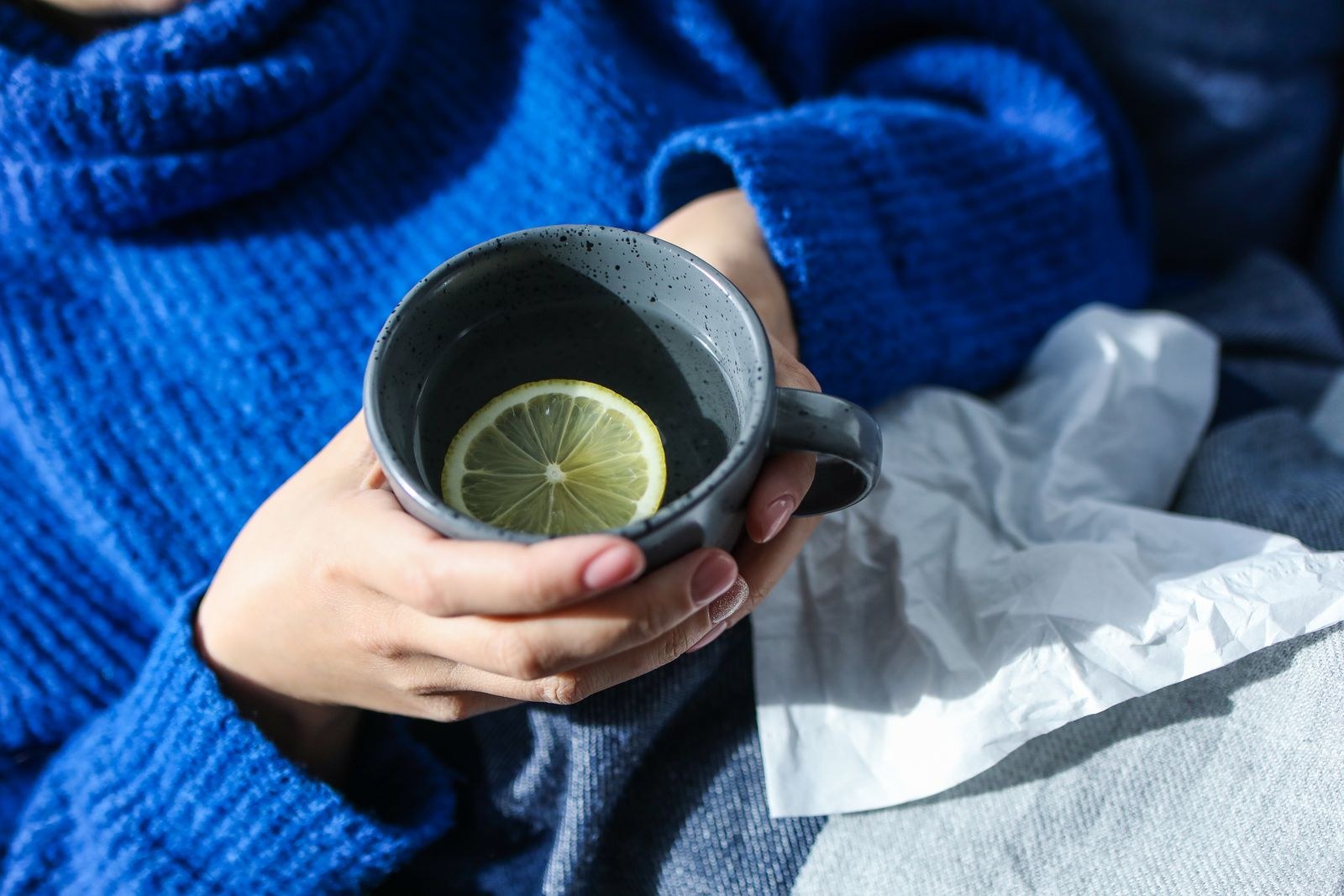 Hands holding a warm mug in a quiet moment