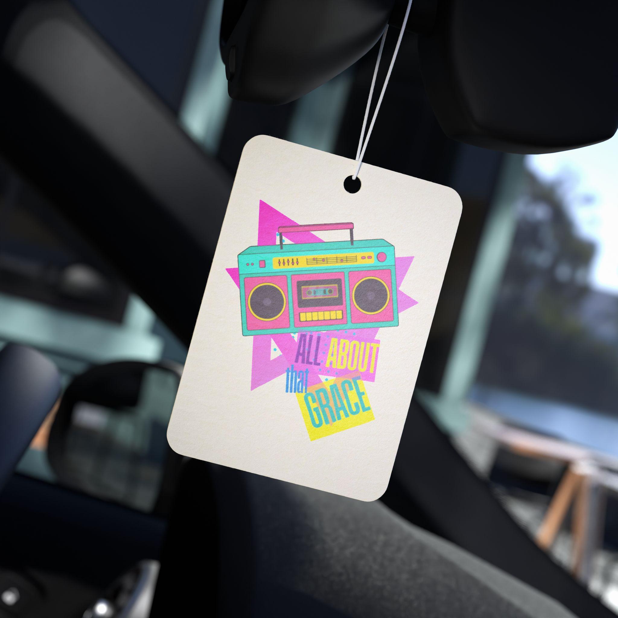 Retro All About the Grace Car Air Freshener