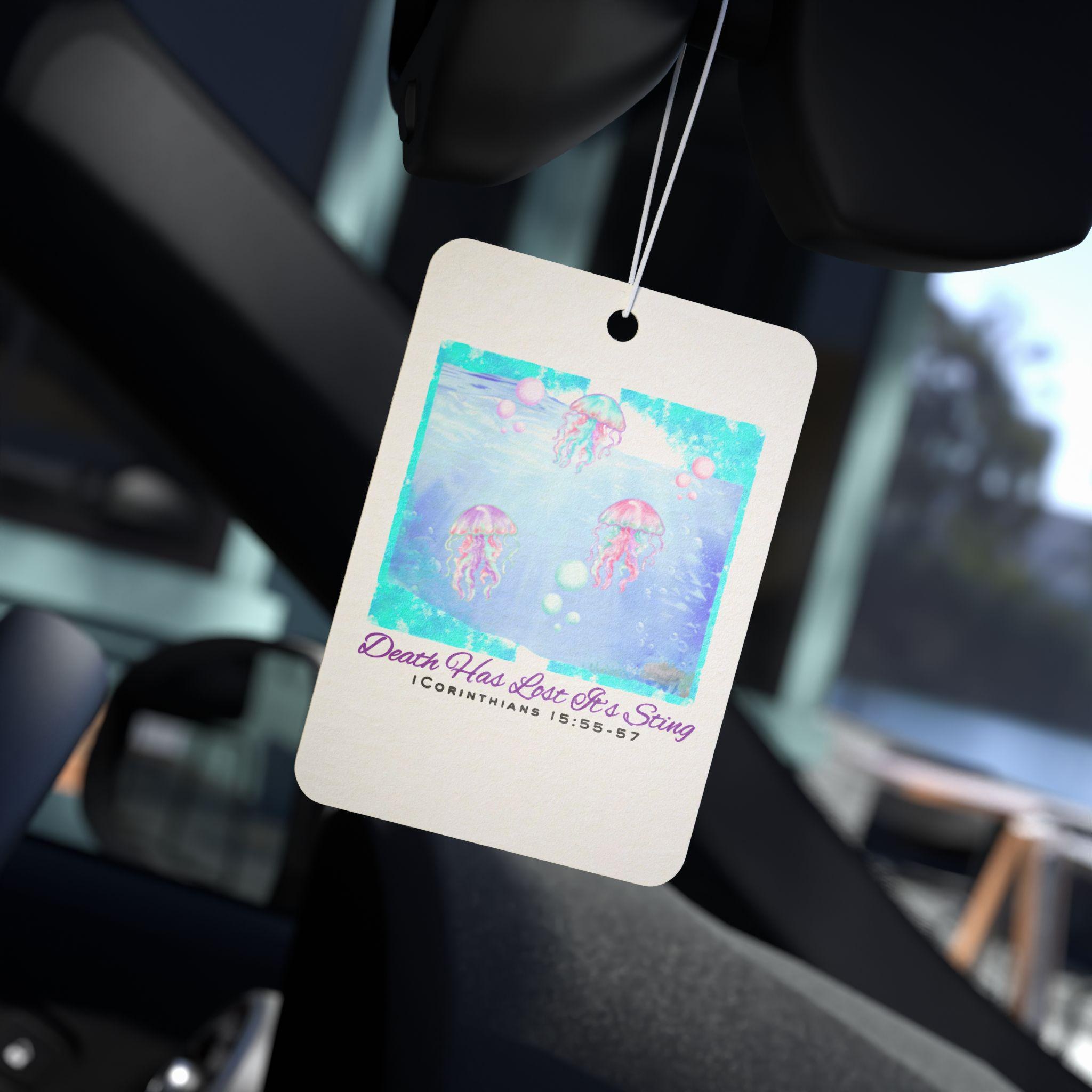 Death Has Lost It's Sting Jellyfish Car Air Freshener