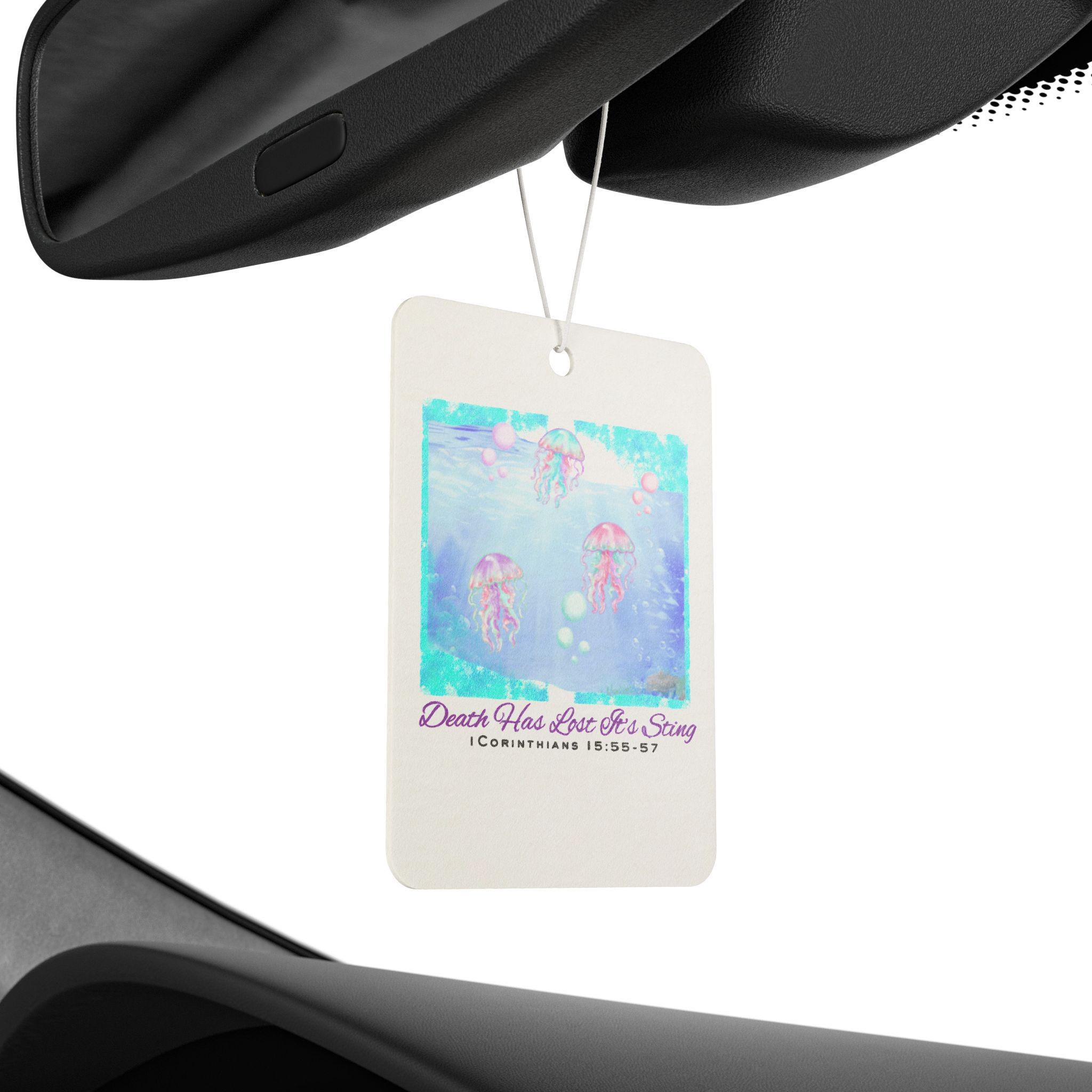 Death Has Lost It's Sting Jellyfish Car Air Freshener, product image 3