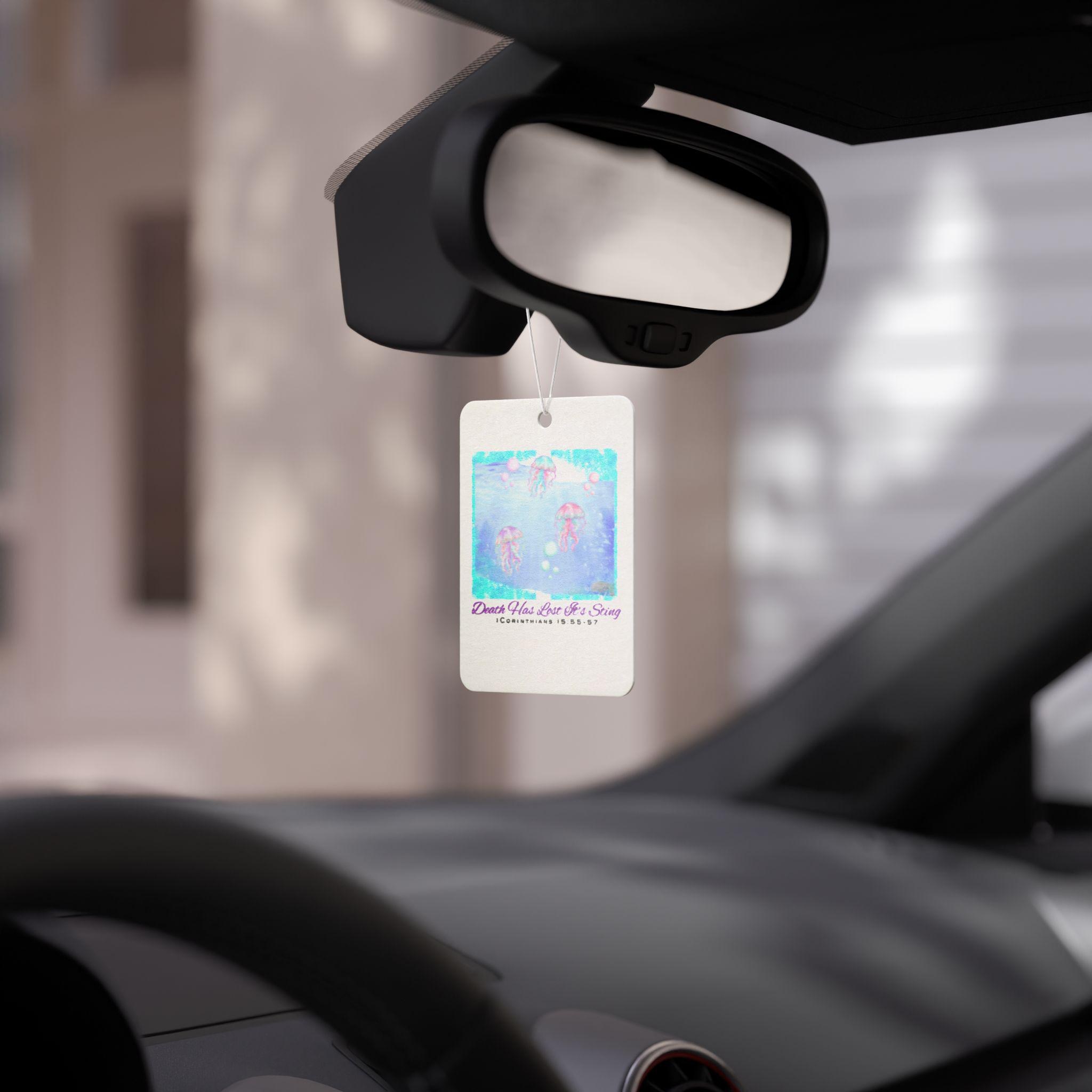Death Has Lost It's Sting Jellyfish Car Air Freshener, product image 4