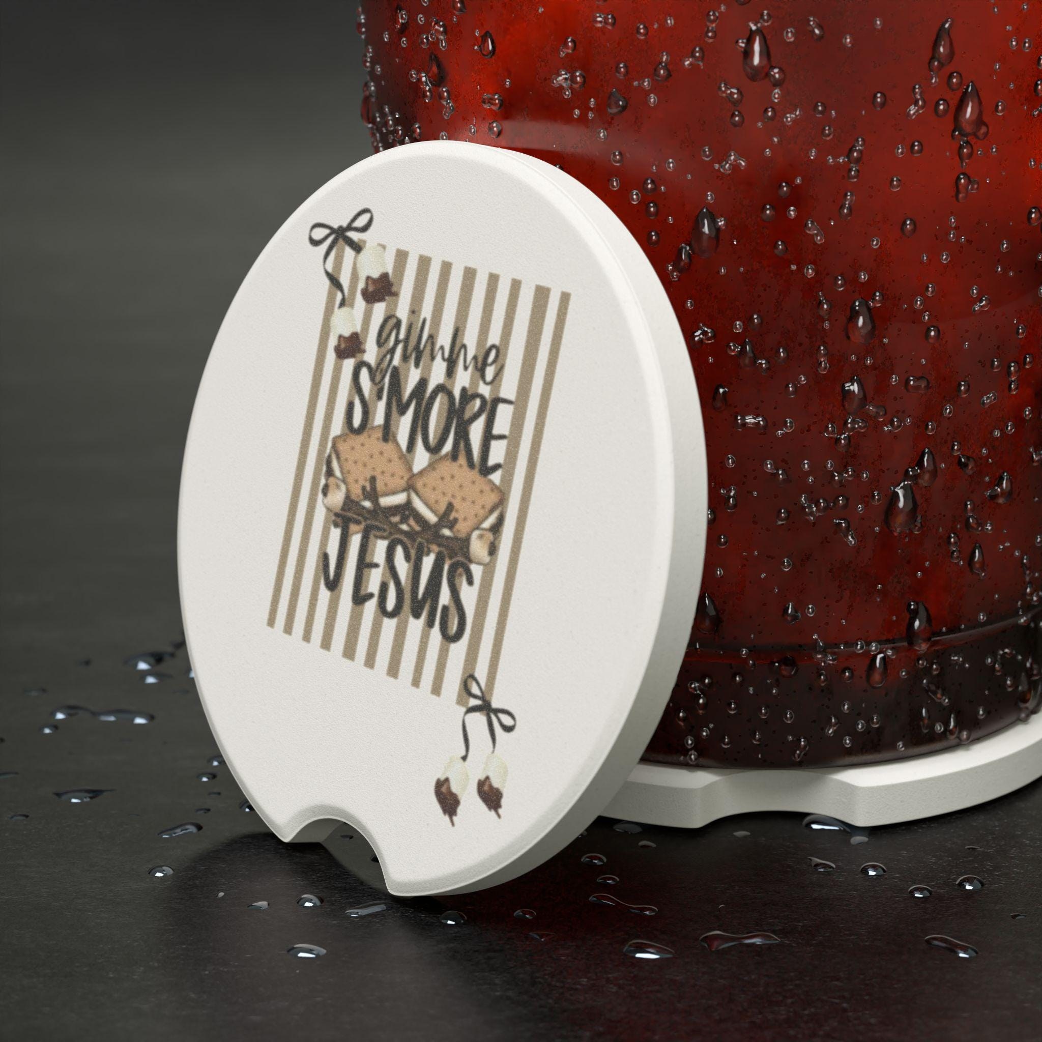 Gimme Smore Jesus Soapstone Car Coaster, product image 2